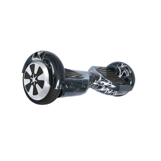 SMART BALANCE HOVERBOARD WHEEL WITH BLUETOOTH AND LED ΗΛΕΚΤΡΙΚΟ ΠΑΤΙΝΙ BLACK LIGHTING THUNDER 6,5 INCH