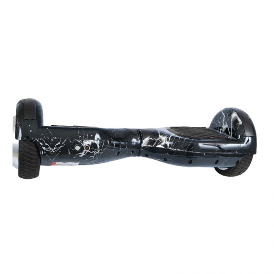 SMART BALANCE HOVERBOARD WHEEL WITH BLUETOOTH AND LED ΗΛΕΚΤΡΙΚΟ ΠΑΤΙΝΙ BLACK LIGHTING THUNDER 6,5 INCH