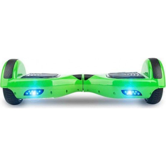 SMART BALANCE HOVERBOARD WHEEL WITH BLUETOOTH & LED ΗΛΕΚΤΡΙΚΟ ΠΑΤΙΝΙ GREEN 6.5''