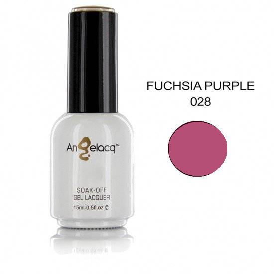 ΗΜΙΜΟΝΙΜΟ ΕΠΑΓΓΕΛΜΑΤΙΚΟ ΒΕΡΝΙΚΙ ANGELACQ 15ML - 0.5FL.OZ FUSCHIA PURPLE 028