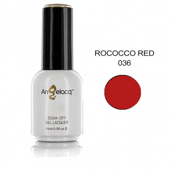 ΗΜΙΜΟΝΙΜΟ ΕΠΑΓΓΕΛΜΑΤΙΚΟ ΒΕΡΝΙΚΙ ANGELACQ 15ML - 0.5FL.OZ ROCOCCO RED 036