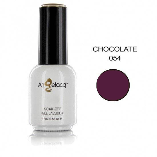 ΗΜΙΜΟΝΙΜΟ ΕΠΑΓΓΕΛΜΑΤΙΚΟ ΒΕΡΝΙΚΙ ANGELACQ 15ML - 0.5FL.OZ CHOCOLATE 054