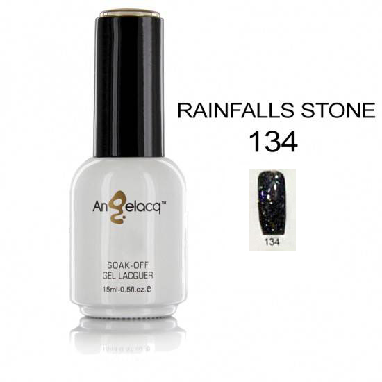 ΗΜΙΜΟΝΙΜΟ ΕΠΑΓΓΕΛΜΑΤΙΚΟ ΒΕΡΝΙΚΙ ANGELACQ 15ML - 0.5FL.OZ RAINFALLS STONE 134