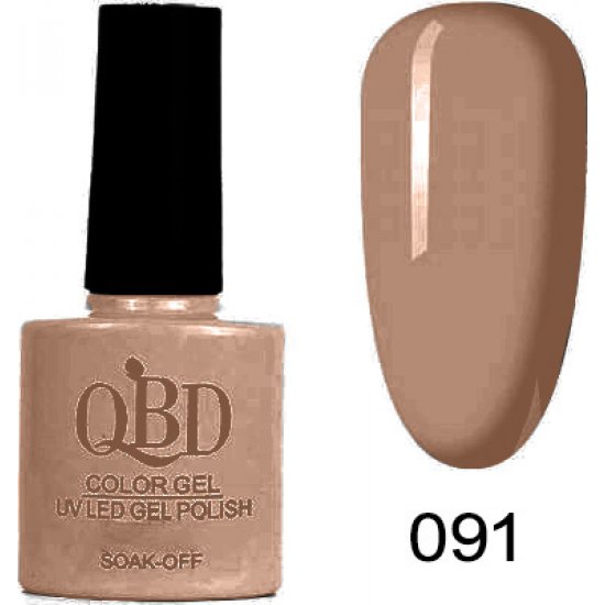 QBD ΗΜΙΜΟΝΙΜΟ ΕΠΑΓΓΕΛΜΑΤΙΚΟ ΒΕΡΝΙΚΙ 10ML - 0.5FL.OZ NUDE 091