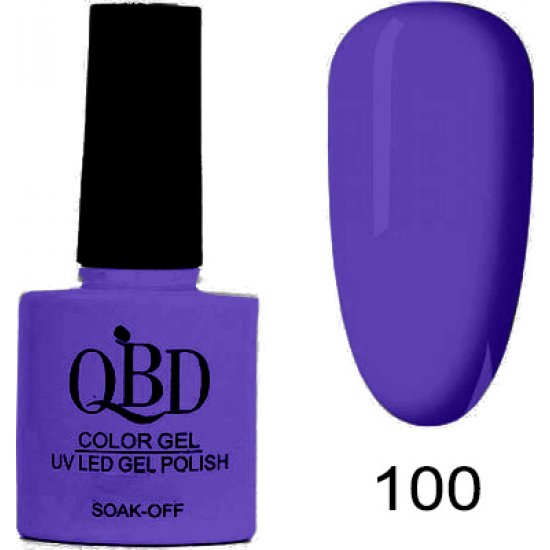 QBD ΗΜΙΜΟΝΙΜΟ ΕΠΑΓΓΕΛΜΑΤΙΚΟ ΒΕΡΝΙΚΙ 10ML - 0.5FL.OZ PURPLE 100