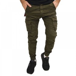 JEANS CARGO ME ΚΟΡΔΟΝΙ JEANS ARMY GREEN 18 TONY BACKER