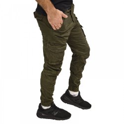 JEANS CARGO ME ΚΟΡΔΟΝΙ JEANS ARMY GREEN 18 TONY BACKER