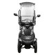 ΕΠΙΔΟΤΟΥΜΕΝΟ ΤΕΤΡΑΚΥΚΛΟ ΗΛΕΚΤΡΙΚΟ SCOOTER T408 QUATER GREY ΜΕ ΣΚΕΠΑΣΤΡΟ
