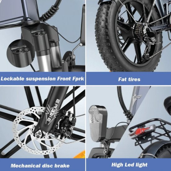 ΗΛΕΚΤΡΙΚΟ ΠΟΔΗΛΑΤΟ ENGWE EP-2 Pro ELECTRIC BIKE 20" GREY