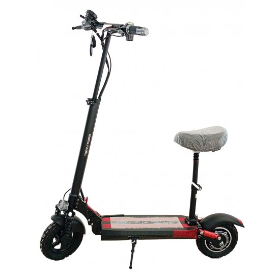 ΗΛΕΚΤΡΙΚΟ ΠΑΤΙΝΙ G10 BLACK/RED 15AH ELECTRIC E-SCOOTER G10 500 WATT 45KM/H KAI ΕΩΣ 60KM AYTONOMIA