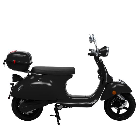 ΕΠΙΔΟΤΟΥΜΕΝΟ VINTAGE ELECTRIC SCOOTER BOLOGNIA EV4000 ΜΑΥΡΟ ΜΑΤΤΕ