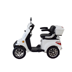 ΕΠΙΔΟΤΟΥΜΕΝΟ ΤΕΤΡΑΚΥΚΛΟ ΗΛΕΚΤΡΙΚΟ SCOOTER T408 QUATER WHITE