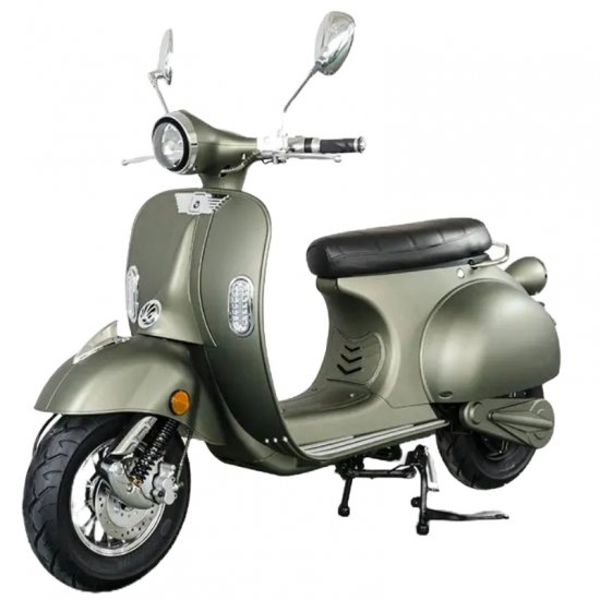 ΕΠΙΔΟΤΟΥΜΕΝΟ VINTAGE ELECTRIC SCOOTER BOLOGNIA EV4000 OLIVE