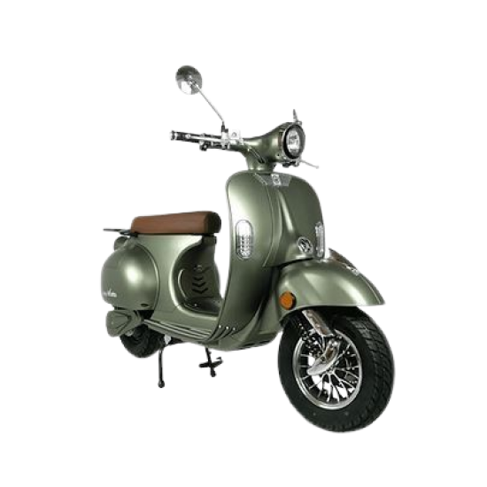 ΕΠΙΔΟΤΟΥΜΕΝΟ VINTAGE ELECTRIC SCOOTER BOLOGNIA EV4000 OLIVE GLOSSY