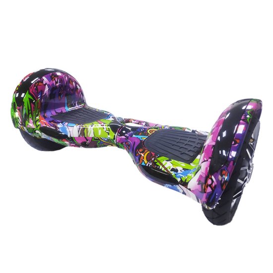 SMART BALANCE HOVERBOARD WHEEL WITH BLUETOOTH & LED ΗΛΕΚΤΡΙΚΟ ΠΑΤΙΝΙ GRAFFITI HIP HOP 10"