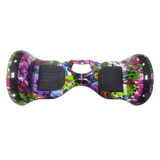 SMART BALANCE HOVERBOARD WHEEL WITH BLUETOOTH & LED ΗΛΕΚΤΡΙΚΟ ΠΑΤΙΝΙ GRAFFITI HIP HOP 10"
