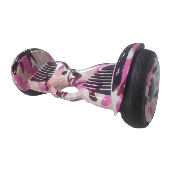 SMART BALANCE HOVERBOARD BIG WHEEL WITH BLUETOOTH AND LED ΗΛΕΚΤΡΙΚΟ ΠΑΤΙΝΙ PINK ARMY 10.5"