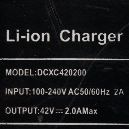 ΦΟΡΤΙΣΤΗΣ UNIVERSAL SCOOTER / ΗΛΕΚΤΡΙΚΟ ΠΑΤΙΝΙ 42V 2A XIAOMI M365 / M365 PRO / PRO2 / 1S / M11 / GEM / ELECTRO ACTION / WIND GO