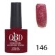 QBD ΗΜΙΜΟΝΙΜΟ ΕΠΑΓΓΕΛΜΑΤΙΚΟ ΒΕΡΝΙΚΙ 10ML - 0.5FL.OZ RED GLITTER 146