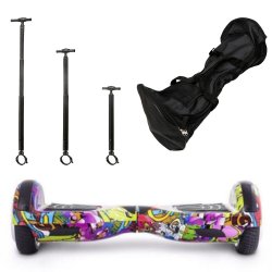ΣΕΤ ΗΛΕΚΤΡΙΚΟ ΠΑΤΙΝΙ SMART BALANCE HOVERBOARD 6,5" GRAFFITI, ΤΙΜΟΝΙ ΓΙΑ ΗΛΕΚΤΡΙΚΟ ΠΑΤΙΝΙ ΙΣΟΡΡΟΠΙΑΣ ΚΑΙ ΤΣΑΝΤΑ ΜΕΤΑΦΟΡΑΣ