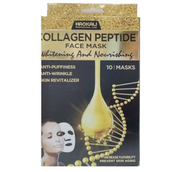 HAOKAILI COLLAGEN PEPTIDE FACE MASK HA-3028 30ML X 10 TMX