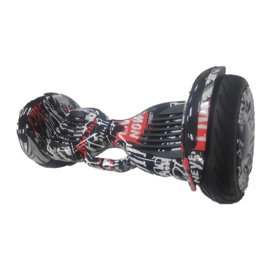 SMART BALANCE HOVERBOARD BIG WHEEL BLUETOOTH & LED ΗΛΕΚΤΡΙΚΟ ΠΑΤΙΝΙ GRAFFITI PIRATES 10.5"