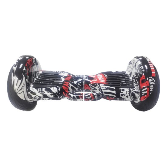 SMART BALANCE HOVERBOARD BIG WHEEL BLUETOOTH & LED ΗΛΕΚΤΡΙΚΟ ΠΑΤΙΝΙ GRAFFITI PIRATES 10.5"