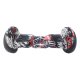 SMART BALANCE HOVERBOARD BIG WHEEL BLUETOOTH & LED ΗΛΕΚΤΡΙΚΟ ΠΑΤΙΝΙ GRAFFITI PIRATES 10.5"