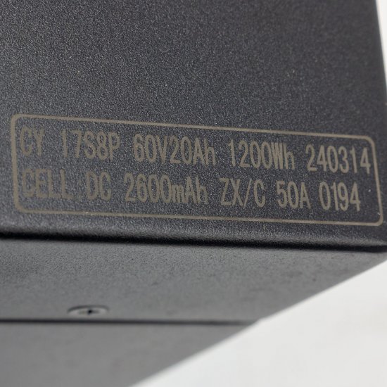 ΜΠΑΤΑΡΙΑ 60V / 20AH 1200WH ΓΙΑ VESPA BETTER