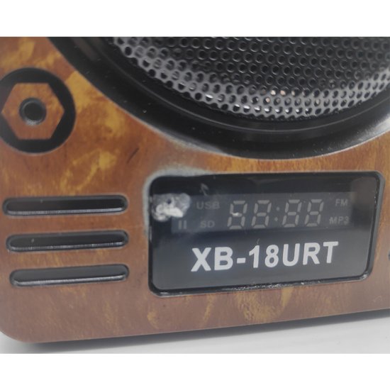 ΗΧΕΙΟ ΚΑΙ PLAYER MP3 ΜΕ ΦΑΚΟ WAXIBA XB-18URT BROWN STOCK HOUSE