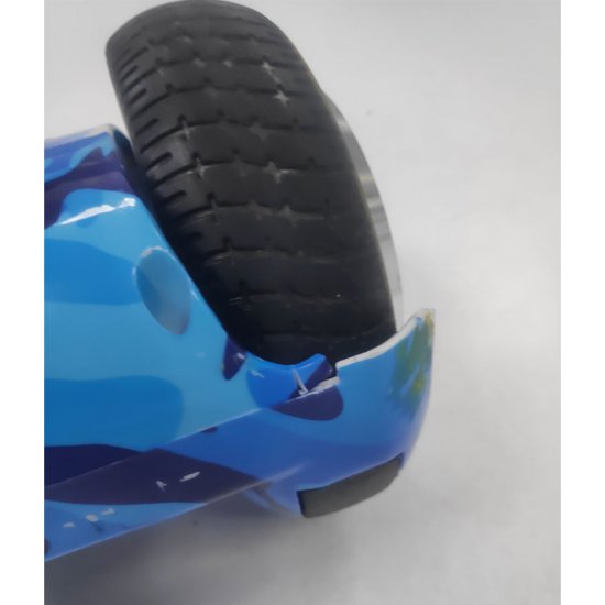 SMART BALANCE HOVERBOARD TRANSFORMERS WHEEL WITH BLUETOOTH AND LED ΗΛΕΚΤΡΙΚΟ ΠΑΤΙΝΙ ARMY BLUE 6,5 INCH STOCK HOUSE
