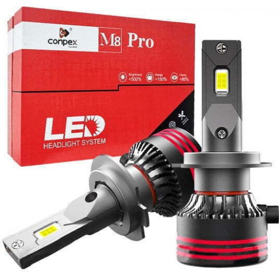 Conpex Λάμπες Αυτοκινήτου H1 Canbus LED 6000K Ψυχρό Λευκό 12V 55W 2τμχ