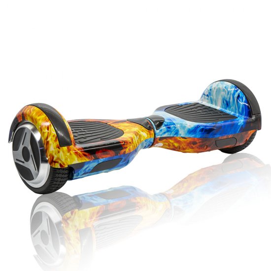SMART BALANCE HOVERBOARD WHEEL BLUETOOTH AND LED ΗΛΕΚΤΡΙΚΟ ΠΑΤΙΝΙ FIRE vs WATER 6.5"
