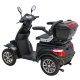 ΕΠΙΔΟΤΟΥΜΕΝΟ ΤΕΤΡΑΚΥΚΛΟ ΗΛΕΚΤΡΙΚΟ SCOOTER T408 QUATER BLACK ΜΕ ΣΚΕΠΑΣΤΡΟ