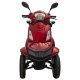 ΕΠΙΔΟΤΟΥΜΕΝΟ ΤΕΤΡΑΚΥΚΛΟ ΗΛΕΚΤΡΙΚΟ SCOOTER T408 QUATER RED ΜΕ ΣΚΕΠΑΣΤΡΟ