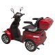 ΕΠΙΔΟΤΟΥΜΕΝΟ ΤΕΤΡΑΚΥΚΛΟ ΗΛΕΚΤΡΙΚΟ SCOOTER T408 QUATER RED ΜΕ ΣΚΕΠΑΣΤΡΟ