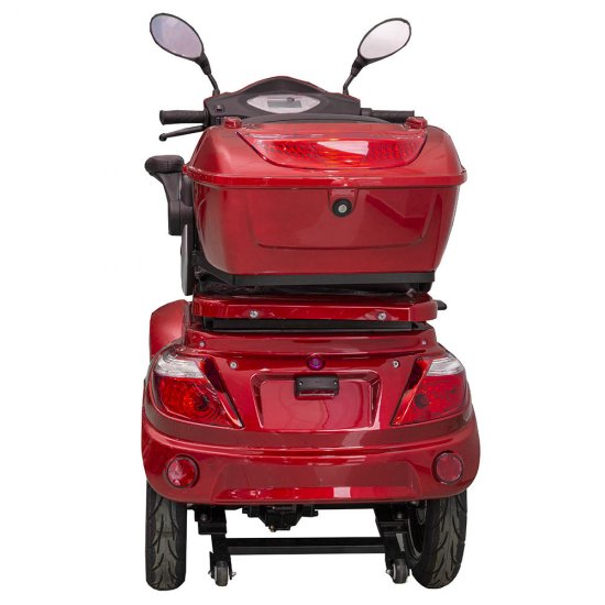 ΕΠΙΔΟΤΟΥΜΕΝΟ ΤΕΤΡΑΚΥΚΛΟ ΗΛΕΚΤΡΙΚΟ SCOOTER T408 QUATER RED ΜΕ ΣΚΕΠΑΣΤΡΟ