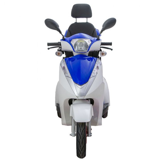 ΕΠΙΔΟΤΟΥΜΕΝΟ ΤΡΙΚΥΚΛΟ ΗΛΕΚΤΡΙΚΟ SCOOTER T408-2 WHITE-BLUE