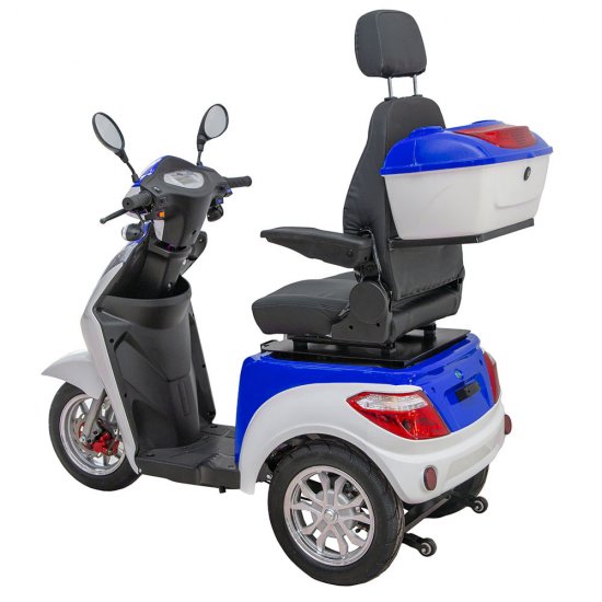 ΕΠΙΔΟΤΟΥΜΕΝΟ ΤΡΙΚΥΚΛΟ ΗΛΕΚΤΡΙΚΟ SCOOTER T408-2 WHITE-BLUE