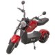 ΕΠΙΔΟΤΟΥΜΕΝΟ ΗΛΕΚΤΡΙΚΟ SCOOTER-BIKE 1500W 60V 20A ΓΙΑ 2 ΑΝΑΒΑΤΕΣ RED TX-01