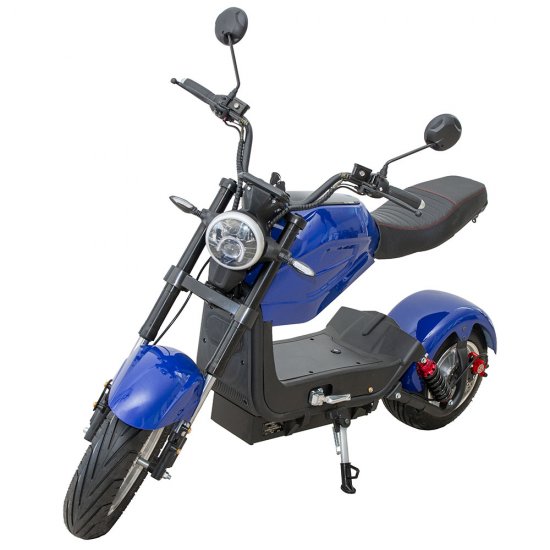 ΕΠΙΔΟΤΟΥΜΕΝΟ ΗΛΕΚΤΡΙΚΟ SCOOTER-BIKE 1500W 60V 20A ΓΙΑ 2 ΑΝΑΒΑΤΕΣ BLUE TX-01