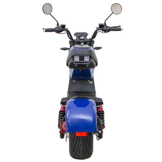 ΕΠΙΔΟΤΟΥΜΕΝΟ ΗΛΕΚΤΡΙΚΟ SCOOTER-BIKE 1500W 60V 20A ΓΙΑ 2 ΑΝΑΒΑΤΕΣ BLUE TX-01