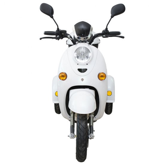 ΕΠΙΔΟΤΟΥΜΕΝΟ ΤΡΙΚΥΚΛΟ ΗΛΕΚΤΡΙΚΟ SCOOTER VESPA ΓΙΑ 2 ΑΝΑΒΑΤΕΣ ΛΕΥΚΟ 