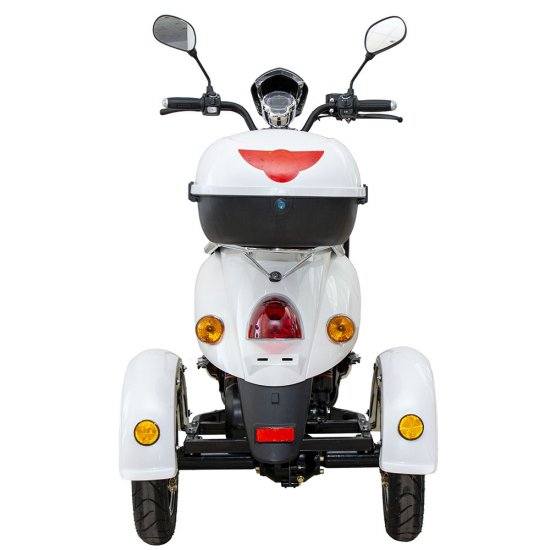 ΕΠΙΔΟΤΟΥΜΕΝΟ ΤΡΙΚΥΚΛΟ ΗΛΕΚΤΡΙΚΟ SCOOTER VESPA ΓΙΑ 2 ΑΝΑΒΑΤΕΣ ΛΕΥΚΟ 