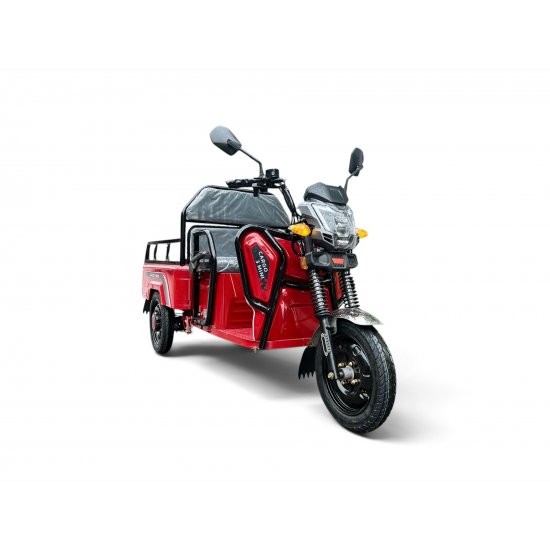 ΗΛΕΚΤΡΙΚΟ ΤΡΙΚΥΚΛΟ ΜΕ ΚΑΡΟΤΣΑ ΚΟΚΚΙΝΟ - CARGO 3 MINI ELECTRIC SCOOTER RED