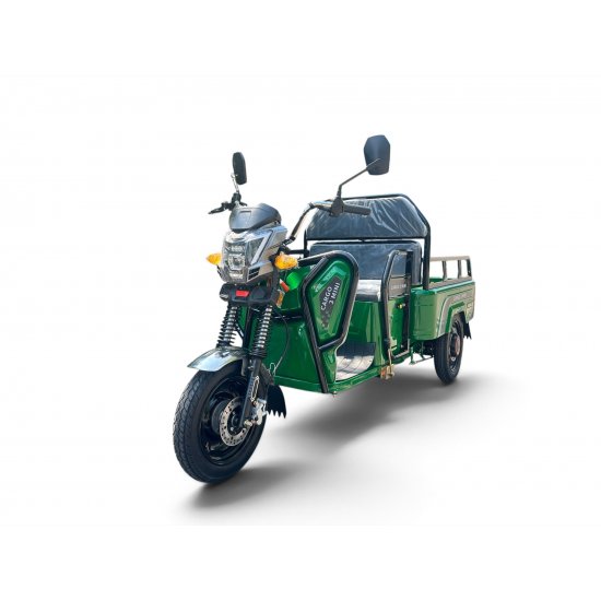 ΗΛΕΚΤΡΙΚΟ ΤΡΙΚΥΚΛΟ ΜΕ ΚΑΡΟΤΣΑ ΠΡΑΣΙΝΟ - CARGO 3 MINI ELECTRIC SCOOTER GREEN