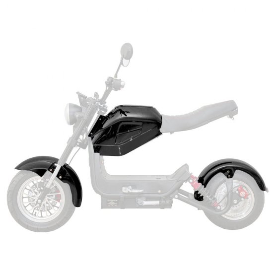 ΣΕΤ ΠΛΑΣΤΙΚΩΝ ΚΑΛΥΜΑΤΩΝ 3 ΤΜΧ ΓΙΑ ΗΛΕΚΤΡΙΚΟ SCOOTER-BIKE TX-01 ΜΑΥΡΟ