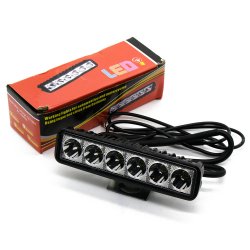 ΜΠΡΟΣΤΙΝΟ ΦΑΝΑΡΙ ΜΕ 6 LED 12-80V ΜΕ ΒΑΣΗ ΓΙΑ ΗΛΕΚΤΡΙΚΟ SCOOTER / ΠΑΤΙΝΙ  UNIVERSAL / DOKMA / DR8 / DKS / DKS PRO / DNINJA / DP DTORO / DX