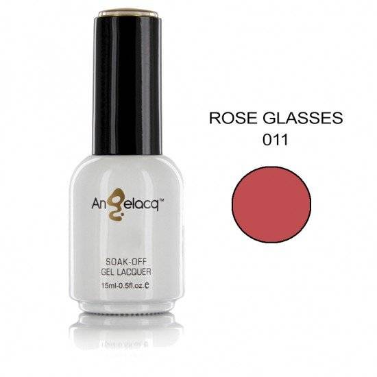 ΗΜΙΜΟΝΙΜΟ ΕΠΑΓΓΕΛΜΑΤΙΚΟ ΒΕΡΝΙΚΙ ANGELACQ 15ML - 0.5FL.OZ ROSE GLASSES 011