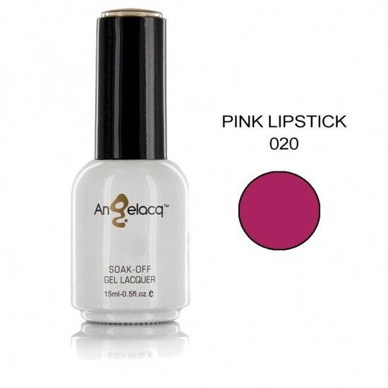 ΗΜΙΜΟΝΙΜΟ ΕΠΑΓΓΕΛΜΑΤΙΚΟ ΒΕΡΝΙΚΙ ANGELACQ 15ML - 0.5FL.OZ PINK LIPSTICK 020